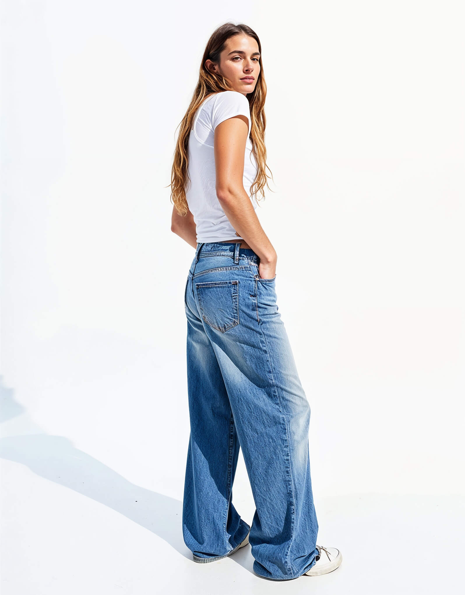 High-Rise Mom Jeans