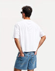 Square-Cut T-Shirt with Long Sleeves