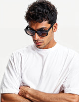 Square-Cut T-Shirt with Long Sleeves