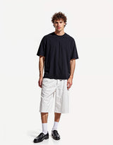 Melange-Effect T-Shirt with Short Sleeves