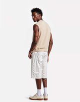 Textured T-Shirt with Buttons