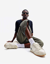 Mixed-Material Sneakers