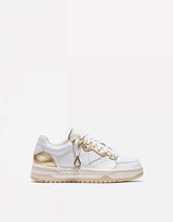 Mixed-Material Sneakers