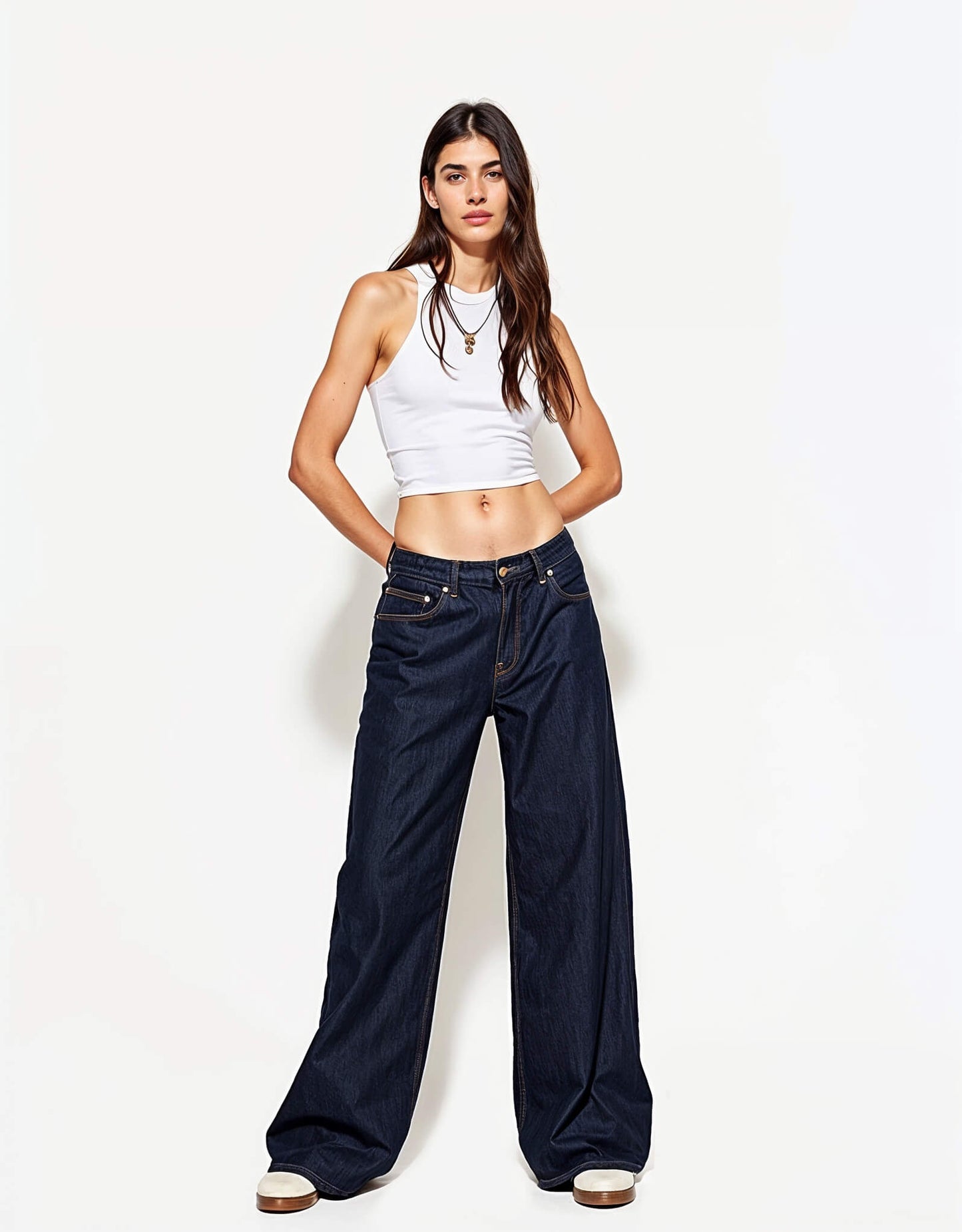 Wide-Leg Jeans